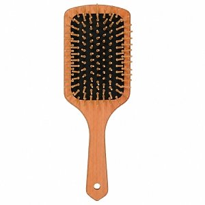 Grosse Paddle Holz-Haarburste
