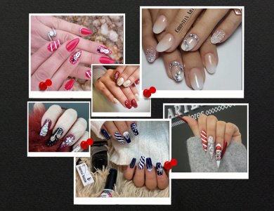 Χριστουγεννιάτικα manicure 2022 blog post