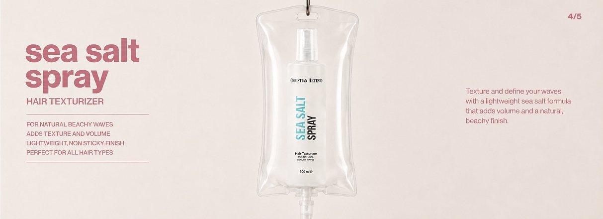 Sea Salt Spay 300ml Christian Artesio