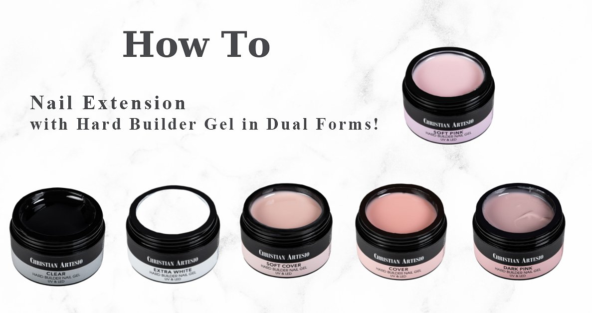 How to: Verlängerung des Nagels mit Aufbaugel und Dual Forms durchführt