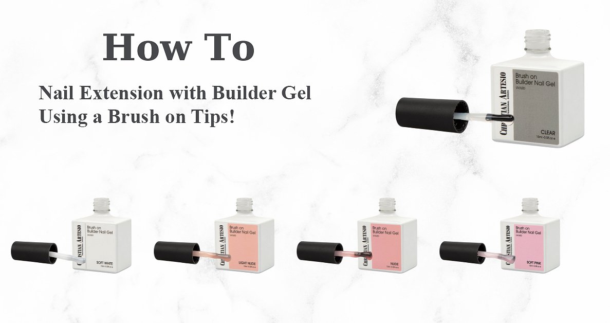 How to: Verlängerung des Nagels mit Aufbaugel und Pinsel auf Tips durchführt