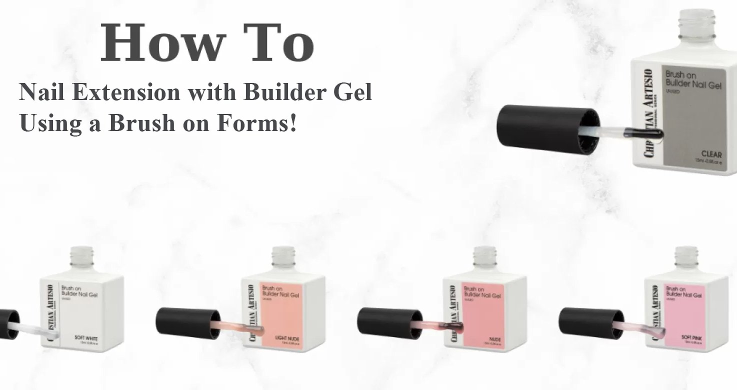 How to: Verlängerung des Naturnagels mit Aufbaugel auf einer Schablone durchführt