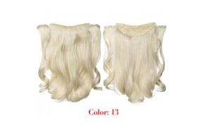 Τρέσα Συνθετική HD Κυματιστή με Κλιπ 3 Κομμάτια 45cm 185g Ice Blonde #13