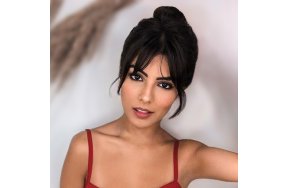 Φράντζα Φυσική με Αφέλειες Μαύρο