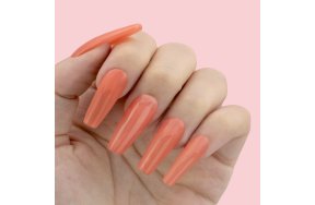 Ημιμόνιμο Βερνίκι Rubber Base Soft Peach No 011 Ροζ 10ml