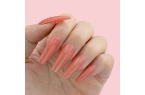 Ημιμόνιμο Βερνίκι Rubber Base Peach No 013 Ροζ 10ml