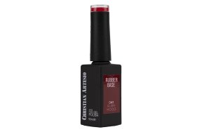 Ημιμόνιμο Βερνίκι Rubber Base Ruby Mood No 041 Σκούρο Κόκκινο 10ml