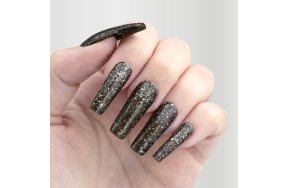 Ημιμόνιμο Βερνίκι Νυχιών Νο 091 Ανθρακί Glitter Παγιέτα 10ml - Christian Artesio