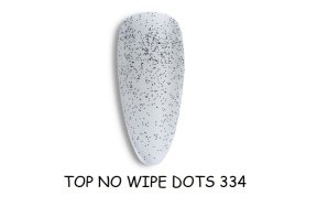 Ημιμόνιμο Βερνίκι Νυχιών Top Ματ No Wipe Dots Νο 334 10ml