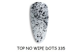Ημιμόνιμο βερνίκι νυχιών Top Ματ No Wipe Dots Νο 335, 10ml
