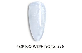 Ημιμόνιμο βερνίκι νυχιών Top No Wipe Dots Νο 336, 10ml