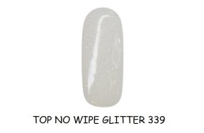 Ημιμόνιμο βερνίκι νυχιών Top No Wipe Glitter Νο 339, 10ml