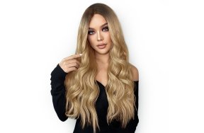 Περούκα Συνθετική Ξανθιά Όμπρε Μακριά Κυματιστή