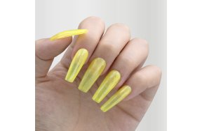 Ημιμόνιμο Βερνίκι Νυχιών Νο 111 Κίτρινο Glitter 10ml