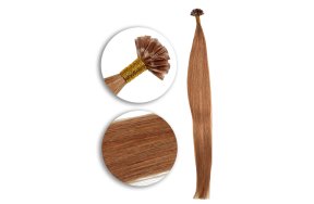25 Keratin Bonding Hair Extensions #12 100% Echthaar