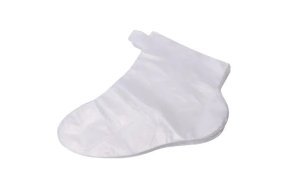 100 Stuck Einweg Fusspflegebeutel – Transparent, Reissfest, Ideal fur Pedikure, Fussmasken & Spa-Behandlungen