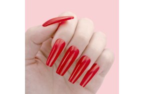 Ημιμόνιμο Βερνίκι Νυχιών Νο 189 Κόκκινο Glitter 10ml