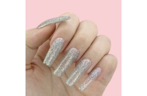 Ημιμόνιμο Βερνίκι Νυχιών Νο 193 Ασημί Glitter 10ml