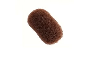 Μπομπάρι με Κλιπ Μαλλιών για Φυσικό Όγκο Καφέ