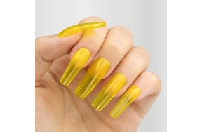 Ημιμόνιμο Βερνίκι Νυχιών Jelly Glass Top Coat Νο 347 Κίτρινο 10ml