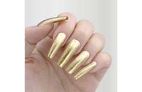 Ημιμόνιμο Βερνίκι Νυχιών Sunny Days Νο 100 Χρυσό Glitter 10ml