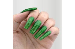 Ημιμόνιμο Βερνίκι Νυχιών Νο 110 Πράσινο Glitter 10ml