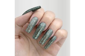 Ημιμόνιμο Βερνίκι Νυχιών Νο 162 Μπλε Glitter 10ml