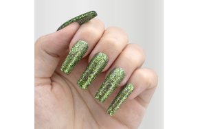 Ημιμόνιμο Βερνίκι Νυχιών Νο 169 Πράσινο Glitter 10ml