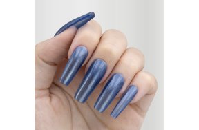 Ημιμόνιμο Βερνίκι Νυχιών Νο 265 Μπλε Τζιν Glitter 10ml