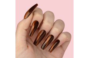 Ημιμόνιμο Βερνίκι Νυχιών Νο 207 Καφέ Cat Eye 10ml