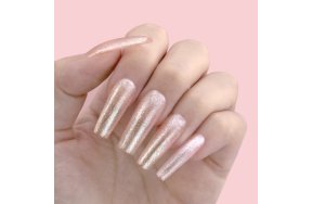 Ημιμόνιμο Βερνίκι Νυχιών Νο 247 Ροζ Ιριδίζον Glitter 10ml