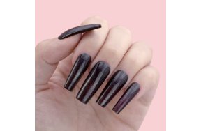 Ημιμόνιμο Βερνίκι Νυχιών Νο 270 Μωβ Σκούρο Glitter 10ml