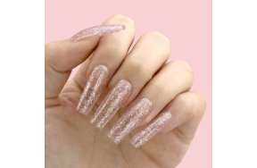 Ημιμόνιμο Βερνίκι Νυχιών Νο 321 Ροζ Glitter 10ml