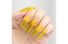 Ημιμόνιμο Βερνίκι Νυχιών Jelly Glass Top Coat Νο 347 Κίτρινο 10ml