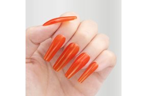 Ημιμόνιμο Βερνίκι Νυχιών Jelly Glass Top Coat Νο 348 Κοραλί 10ml