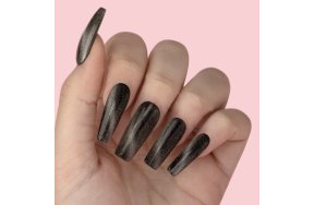 Ημιμόνιμο Βερνίκι Νυχιών Νο 352 Ασημί Glitter Cat Eye 10ml