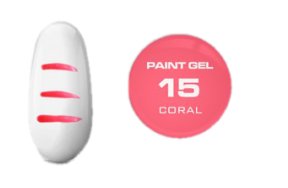 Uv Gel One Paint Korallfarbe 5g E7