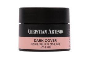 Uv/Led Hard Builder Nail Gel Dark Cover, Σκούρο μπεζ 15g