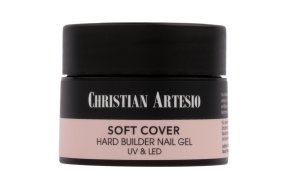 Uv/Led Hard Builder Nail Gel Soft Cover, Απαλό Μπεζ 15g