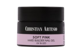 Uv/Led Hard Builder Nail Gel Soft Pink, Απαλό Ροζ 15g