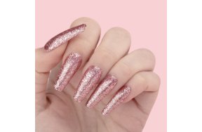 Ημιμόνιμο Βερνίκι Νυχιών Fairy Floss Νο 449 Ροζ Glitter 10ml