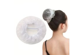 Φιλές Μαλλιών για Κότσο Λευκός 10 εκ. – Ιδανικός για Παιδιά & Μπαλέτο