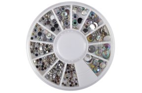 Στρας Λευκό Ιριδίζον 380τμχ