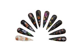 Foil Νυχιών Χριστουγεννιάτικα Σετ 10τμχ