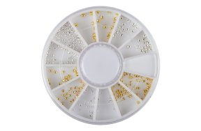 Μεταλλικά Διακοσμητικά Χρυσό-Ασημί 420τμχ