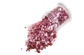 Σκόνη Ροζ Παγέτα-Glitter 10g