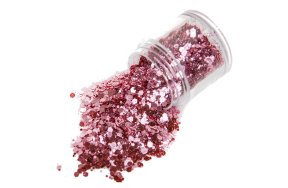 Σκόνη Ροζ Παγιέτα Glitter 10g