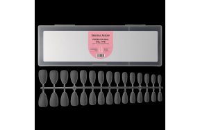 Νύχια Press-On Nail Gel Tips Πολύ Λεπτά Almond Medium Διάφανο Ματ Κασετίνα 240τμχ