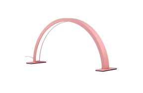 Led φωτιστικό Half Moon Ροζ