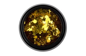 Διακοσμητικό Νυχιών Αστέρι και Παγιέτα Χρυσό